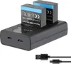 2x Akku + LCD Lader für Panasonic DMW-BLG10 DMW-BLG10E  Produktbild-Vorschau 2