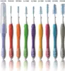 GUM TRAV-LER scovolini interdentali rossi 0,8 mm - 50 pezzi Anteprima dell’immagine prodotto 3