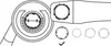 BOSCH 2608000882 BOSCH Absaughaube für Winkelschleifer Pro Anteprima dell’immagine prodotto 4
