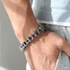 Uni-Armband, Motorradketten-Design, Edelstahl, Produktbild-Vorschau 10