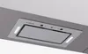 A close-up, angled view of a modern kitchen range hood mounted under a cabinet. Náhľad obrázku produktu