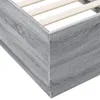 Möbel Bettgestell mit LED Grau Sonoma 75x190 cm Produktbild-Vorschau 8