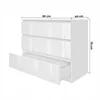 Kommode AVEN 90cm, Schrank 3 Schubladen, weiß lackiert,  Produktbild-Vorschau 5