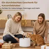 Fontaine pour chats en céramique, 2,1 litres, blanche. Voir les images du produit 6