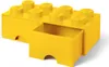 LEGO Schubladenbox STORAGE BRICK DRAWER 8 2 Schübe gelb Produktbild-Vorschau 12