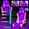 KESSER® Gamingstuhl mit Kopfstütze & Lendenkissen Produktbild-Vorschau 3