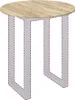 vidaXL Tischplatte Sonoma-Eiche Ø 70 x 1,5 cm Holzwerkstoff Produktbild-Vorschau 3