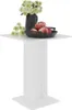 vidaXL Stolik bistro biały 60x60x75 cm materiał Podgląd zdjęcia produktu 8