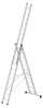 MUNK Mehrzweckleiter mit Nivello® Traverse 3x11 Sprossen Produktbild-Vorschau 1
