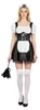 Heisses Zimmermädchen Kostüm für Damen schwarz-weiss XL Produktbild-Vorschau 5