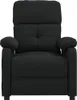 masážne kreslo vidaXL Black Fabric Náhľad obrázku produktu 2