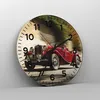 Wanduhr - Rund - Glasuhr - Mg Rot Auto - 30x30cm - Produktbild-Vorschau 4