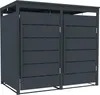 Mülltonnenbox Müllbox Mülltonnenverkleidung 2 Türen Produktbild-Vorschau 1