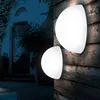 2er Set Moderne LED Halbkugel Solarleuchte für den Garten Produktbild-Vorschau 2