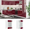 Küchenglasschrank Vicco R-Line Rot Hochglanz 40 cm, Model Produktbild-Vorschau 2