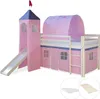 Homestyle4u Hochbett 90x200 Set mit Matratze ® Standard 100 Produktbild-Vorschau 4