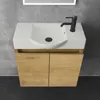 Alpenberger Waschbecken mit Unterschrank 55 cm | Gäste WC Produktbild-Vorschau 2