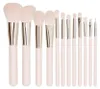 MIMO 12 Teilig Makeup Pinseln Set, Rosa Produktbild-Vorschau 1