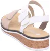 Rieker Damen Keil-Sandaletten Weiß/Beige Voir les images du produit 25