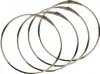 A group of metal rings on a white background. Produktbild-Vorschau