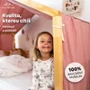 Hausbett Himmel 135x420 cm Altrosa ohne Goldapplikation - 1 Produktbild-Vorschau 2