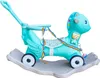 Aga4Kids Plastový hojdací koník 2v1 DS3803 Modrý Náhľad obrázku produktu 2