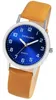 Excellanc Herrenuhr mit Kunstlederionsarmband leuchtende Produktbild-Vorschau 4