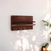 Portachiavi in legno – Marrone scuro – 30 x 18 cm – Anteprima dell’immagine prodotto 3