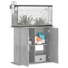 Supporto per acquario grigio cemento 81x36x73 cm materiale Anteprima dell’immagine prodotto 4