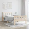 vidaXL Massivholzbett 90x190 cm Produktbild-Vorschau 2