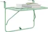 vidaXL Tavolino da balcone sospeso Verde menta 60 x 39 x 65 Anteprima dell’immagine prodotto 2
