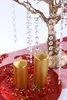 Candela 12 x 6 cm 6 pezzi rosé oro Matrimonio di Natale Anteprima dell’immagine prodotto 5