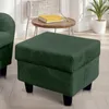 Ohrensessel mit Hocker Landhausstil Polster-TV-Lesesessel Produktbild-Vorschau 4