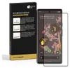 A product box for a screen protector is shown next to a smartphone displaying its home screen. Produktbild-Vorschau