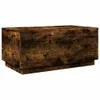 vidaXL Couchtisch mit LED-Leuchten Räuchereiche 90x50x40 cm Produktbild-Vorschau 3