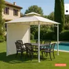 Gazebo 3,3x3,3 metri Garden Bar Veranda Market Pagoda Anteprima dell’immagine prodotto 2