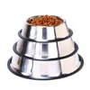 New Dog Cat Bowls Edelstahl Travel Feeder Feeder Wassernapf Produktbild-Vorschau 3
