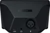 The back of a black audio interface device. Produktbild-Vorschau
