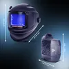 A welding helmet and a PAPR unit are shown with dimensions indicated. Produktbild-Vorschau