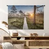 MuchoWow® Wandteppich Wandbehang Wald - Sumpf - Baum 120x80 Produktbild-Vorschau 6