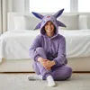 Piżama Onesie Kigurumi Kostium Przebranie Pokemon Espeon L: Podgląd zdjęcia produktu 5