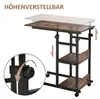 HOMCOM: Mesa auxiliar, mesa de centro con ruedas, Vista previa de la imagen del producto 6