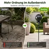 Boltze Sturmaschenbecher Aschenbecher Schwarz Weiß Eisen Produktbild-Vorschau 16