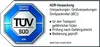 A certification mark for ADR packaging, showing the TÜV SÜD logo and details about its compliance with transport regulations for dangerous goods. Anteprima dell’immagine prodotto