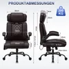 HOFFREE Ergonomiczny fotel biurowy 200kg Fotel biurowy ze Podgląd zdjęcia produktu 9