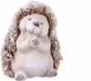 A ceramic hedgehog figurine with faux fur. Produktbild-Vorschau