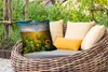 MuchoWow® Outdoor Kissen - Sonnenuntergang - Blumen - Produktbild-Vorschau 3
