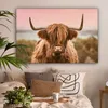 MuchoWow® - Leinwandbilder - Kuh - Schottischer Highlander Produktbild-Vorschau 2
