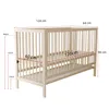 Merax Babybett Kinderbett 60x120cm, Höhenverstellbar Produktbild-Vorschau 7