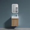 doporro Mobile Bagno Sospeso 46cm Marrone Chiaro, Mobile Anteprima dell’immagine prodotto 1